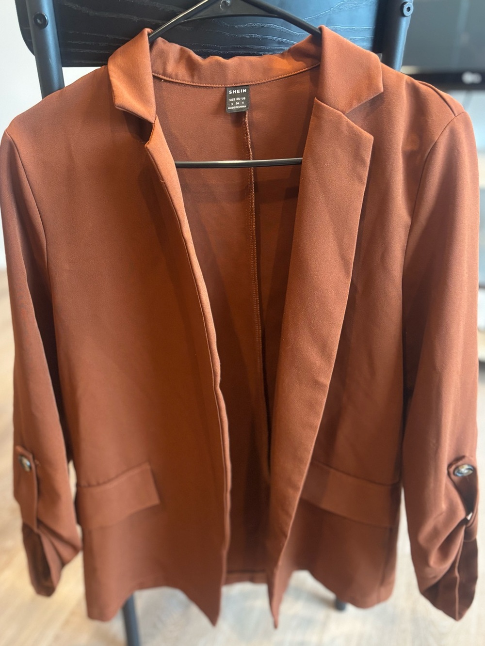 Brown blazer